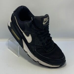 Nike Air Max 90 Sz 9 Womens CQ2560-001 Black White Athletic Sneakers Shoes